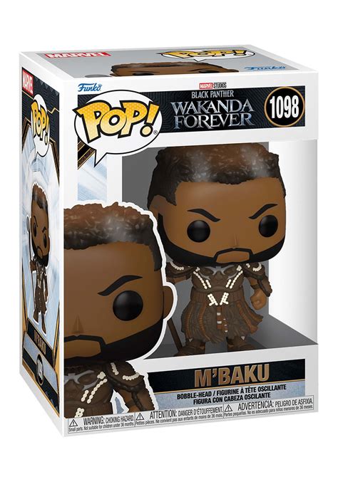 Funko Pop Marvel Black Panther Wakanda Forever Mbaku