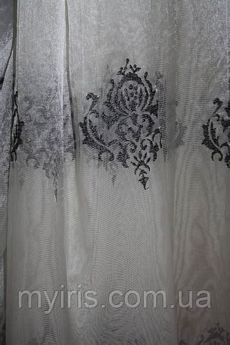 Штора тюль гардина шампань Черная корона санал, цена 450 грн — Prom.ua ...