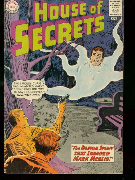 House Of Secrets Dc Comics Mark Merlin S Demon Vg Comic