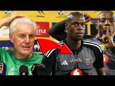 HUGO BROOS ON ORLANDO PIRATES STRIKERS SELECTION FOR AFCON YouTube