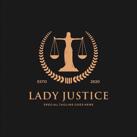 Premium Vector Woman Lady Law Logo Concept