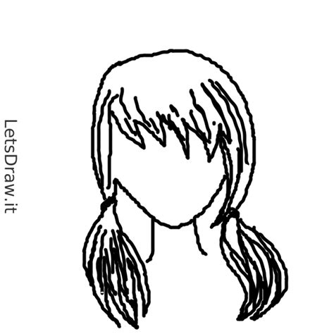 How To Draw Pigtails I5wnomwam Png LetsDrawIt