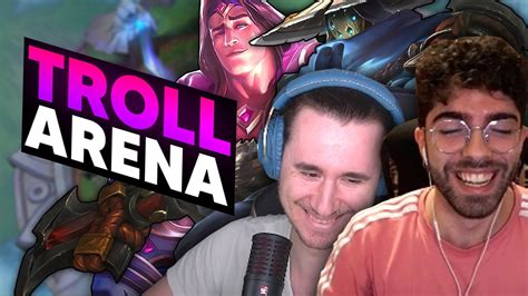 TROLL DUO IN ARENA TARIC JAX Ft Fierik Lol5345 YouTube