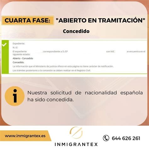 Fases De La Nacionalidad Española Inmigrantex