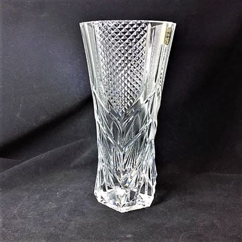 VINTAGE CRISTAL DARQUES 24 GENUINE LEAD CRYSTAL VASE MADE IN FRANCE