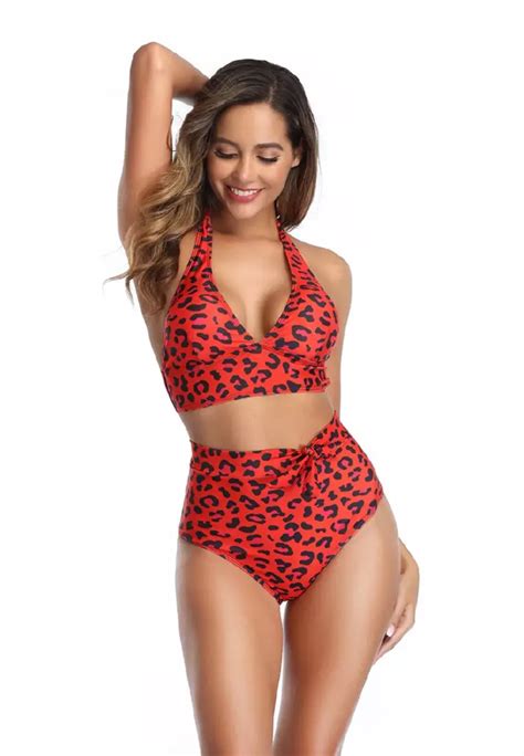 Buy ZITIQUE European Style Women S Bikini Swimsuit Red Online ZALORA