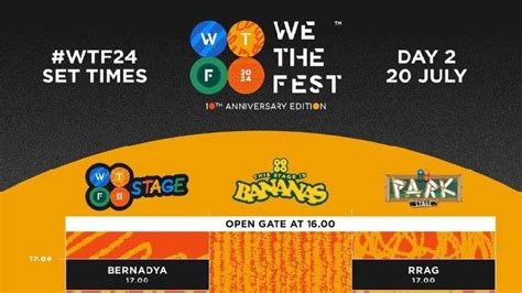 Rundown We The Fest 2024 Hari Ke 2 Ada 3 Diva Peggy Gou Dan Banyak