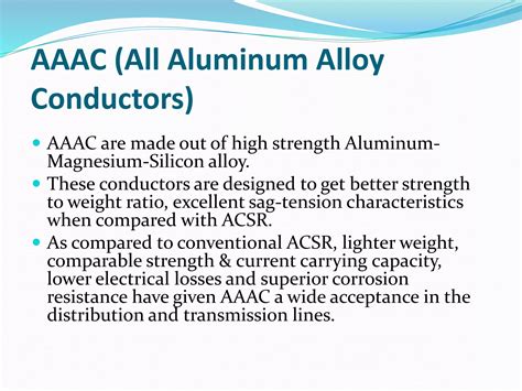 Comparison Of Conductor Material Ppt