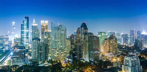 Bangkok city night view, Thailand - Puzzle Factory