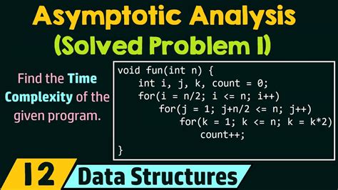 Asymptotic Analysis Solved Problem 1 Youtube