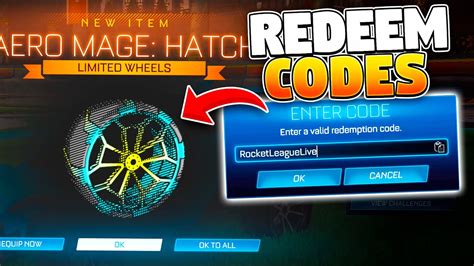 New Free Redeem Codes On Rocket League Youtube