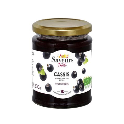 Confiture Extra De Cassis Bio 320 G