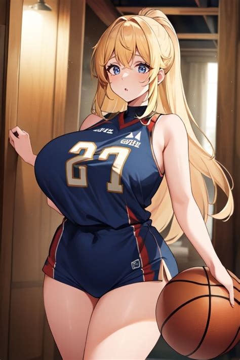 Basketball Bbw Large Breast AI Porn