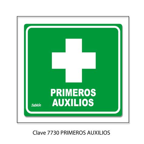 Señal De Primeros Auxilios Sablón