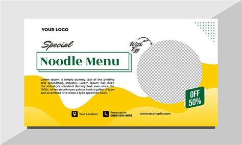 Banner Food Vector Design Template 28130433 Vector Art at Vecteezy