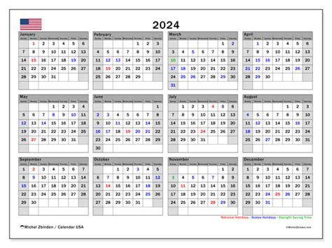 Calendar For United States Else Nollie