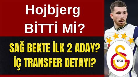 Pierre Emile Hojbjerg B Tt M I Sa Bekte Son Durum I Transfer I