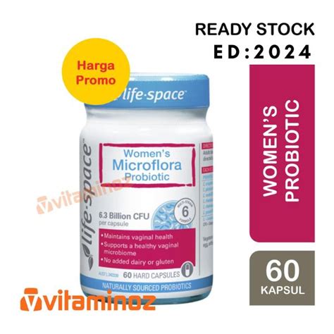 Jual Life Space Women Microflora Probiotic 60 Capsules Made In Aussie