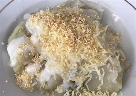 Resep Singkong Keju Thailand Dengan Wijen Super Mudah Oleh Riskha