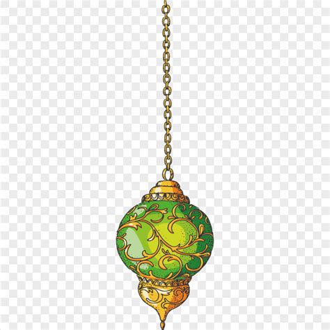 Ramadan Hanging Cartoon Green Lantern Lamp Citypng