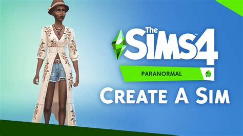 The Sims Paranormal Stuff Create A Sim Video Overview