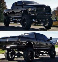 Lifted Black Ram Trucks