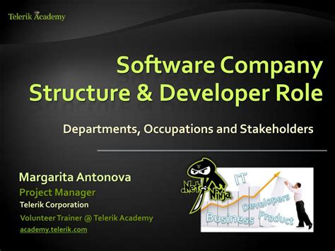 Ppt Software Company Structure And Developer Role Powerpoint