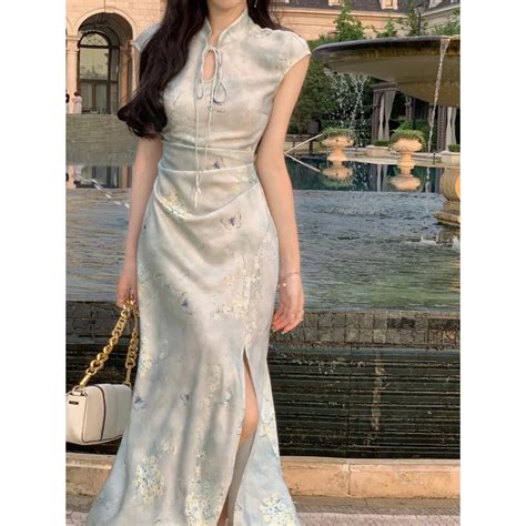 Chinese Dress Retro Improved Cheongsam Dress Women S Clothing Qipao Chi