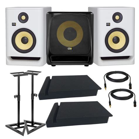 Krk Rokit G Studio Monitor White Krk S Powered