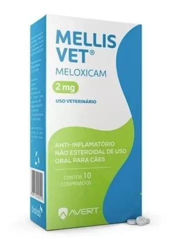 Mellis Vet 2mg Anti inflamatório Meloxicam Envio Imediato