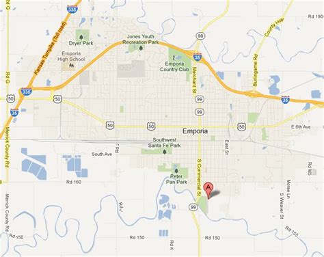 Map Of Emporia Kansas | Draw A Topographic Map