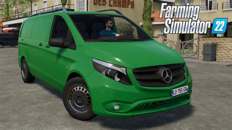 Fs Mercedes Benz Vito Farming Simulator Van Car Mod