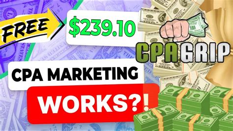 Get Paid Day With Cpa Marketing Cpagrip Tutorial Free Traffic