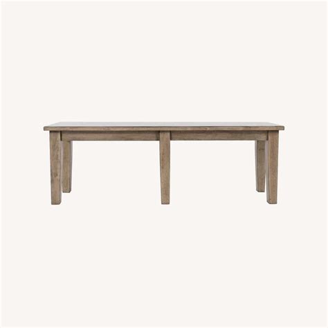 Wooden Dining Bench - AptDeco