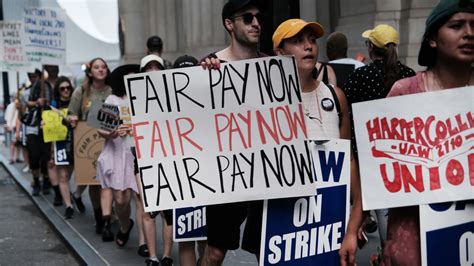 Harpercollins Workers On Strike Npr