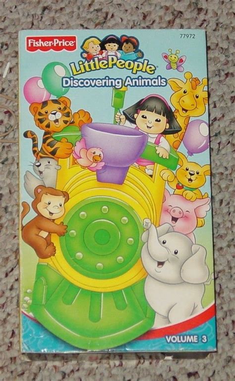 VHS FISHER PRICE LITTLE PEOPLE VIDEO TAPE VOL 3 DISCOVERING ANIMALS VG ...