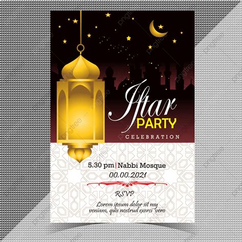 Iftar Party Poster For Ramadan 10 Template Download on Pngtree