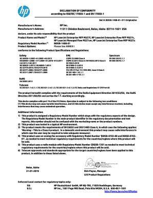 Fillable Online EC Declaration Of Conformity Fax Email Print PdfFiller