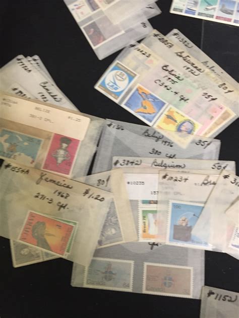 100 Glassine Envelopes of Old World Stamps