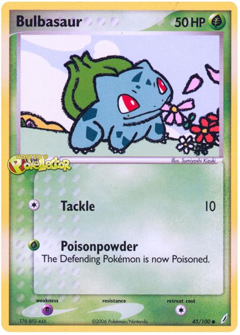 Bulbasaur Ex Crystal Guardians 45 Pokemon Card