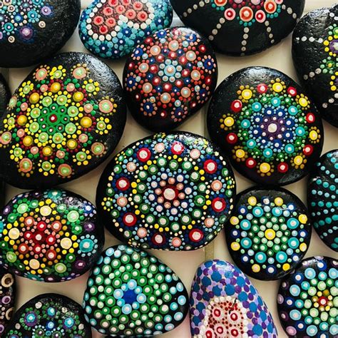 Painted Rocks Mandala - Etsy