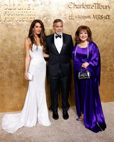 Amal Clooney pictured with rarely-seen lookalike mother Baria | HELLO!