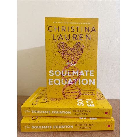 100 Authentic Soulmate Equation By Christina Lauren Uk Ed Shopee