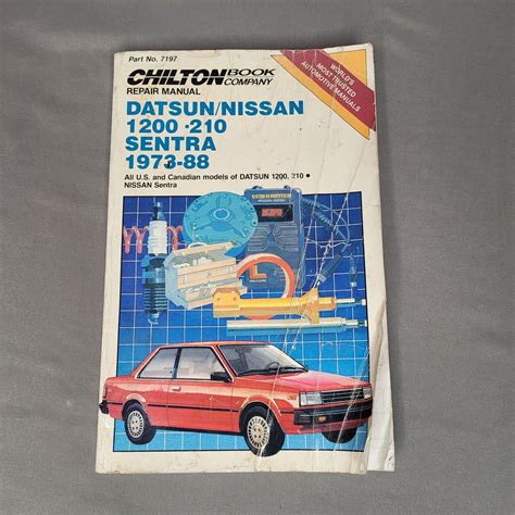 Chilton Datsun Nissan Sentra Repair Manual Tune