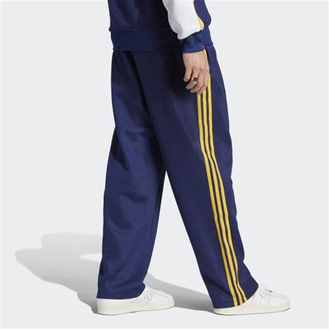 Adidas Adicolor Classics Wide Leg Track Pants Blue Adidas Australia