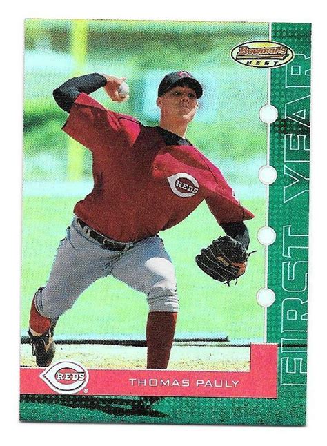 Thomas Pauly 2005 Bowmans Best Baseball Rookie 61 Serial 831899 Nrmt