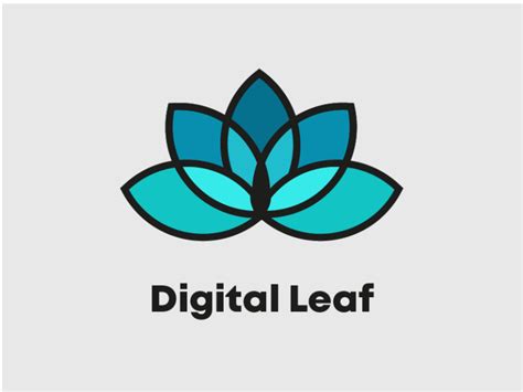 Digital Leaf Logo Design By OrangePeelStudios On Dribbble