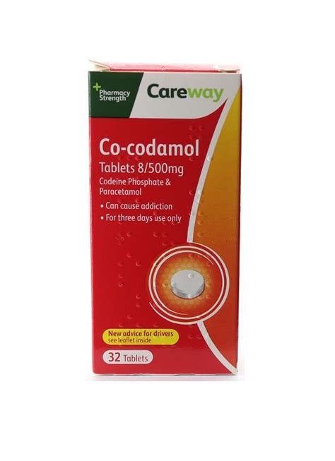 Careway Co Codamol 8500mg Tablets British Chemist