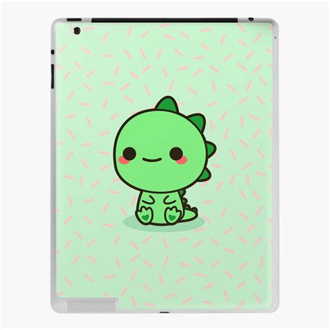 Funda Y Vinilo Para IPad Dinosaurio Kawaii De Peppermintpopuk Redbubble