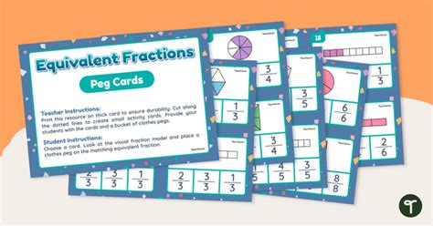 Equivalent Fractions Teaching Resources Teach Starter